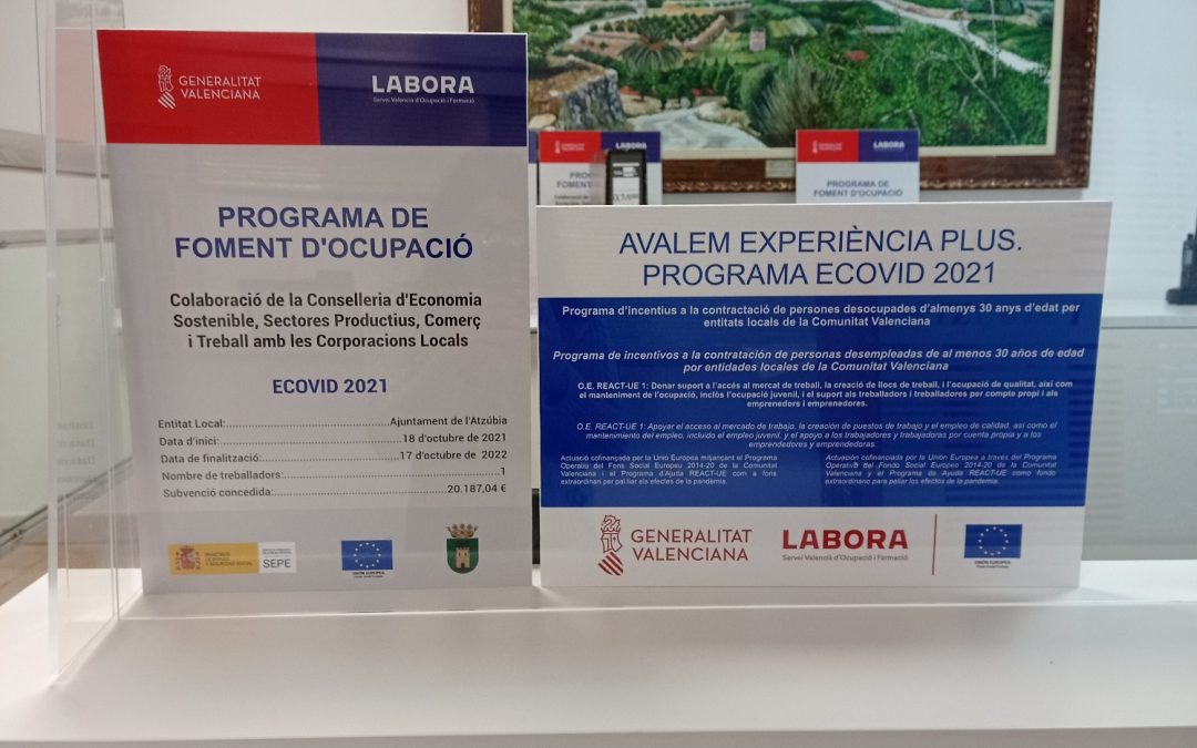 Programa de foment d’ocupació – ECOVID 2021