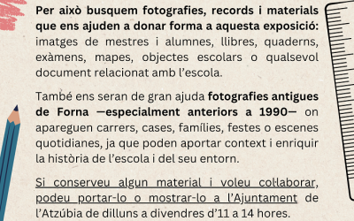 Un viatge per la història escolar del poble de Forna